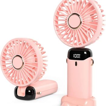 N15 Digital Display 5 step speed mini fan