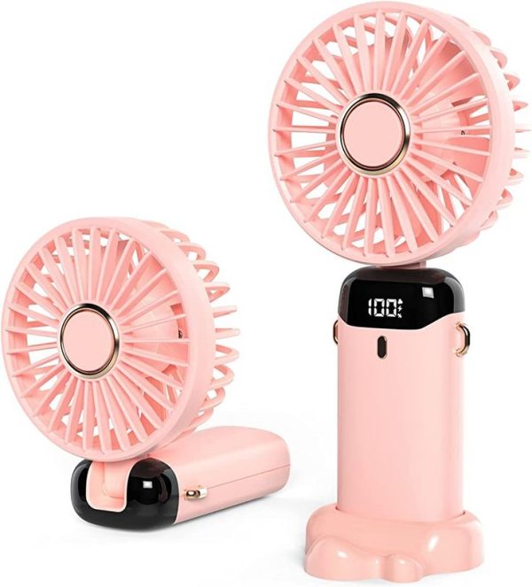 N15 Digital Display 5 step speed mini fan
