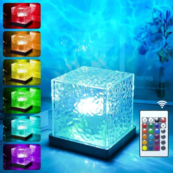 16 Color Acrylic Aurora Glow Projector Lamp