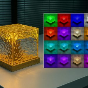 16 Color Acrylic Aurora Glow Projector Lamp