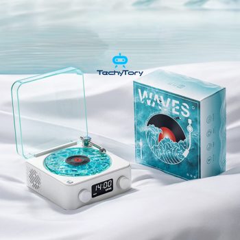 Ocean Wave Vinyl Bluetooth Speaker