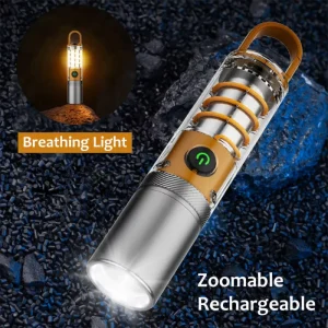 X-10 USB Rechargeable Camping Flashlight