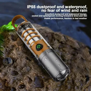 X-10 USB Rechargeable Camping Flashlight
